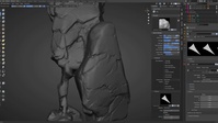 Rock brush tests
