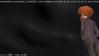Victor awaits the storm animation tweak