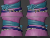 Victoria belts - retopo