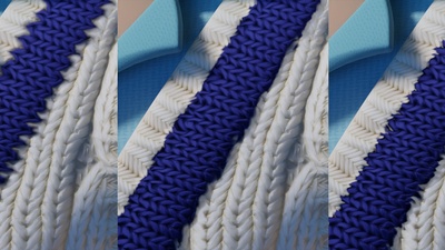 Sweater Vest Stripe Transition