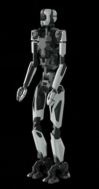 security robot - modeling turntable 1