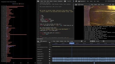 Estimating final render times using Blender VSE