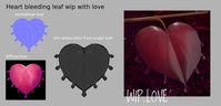 Creating the heart leaf
