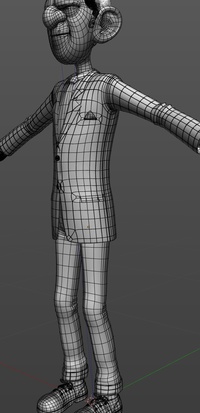 Agent suit wireframe